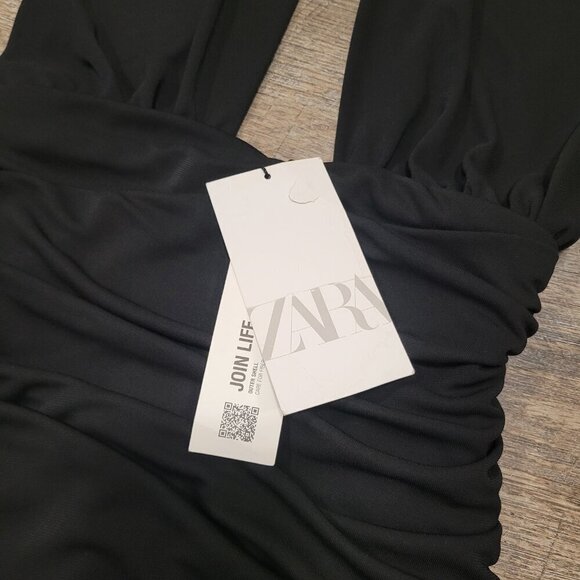 NWT ZARA | Draped Halter Mini Dress | Sz. S - Picture 9 of 13